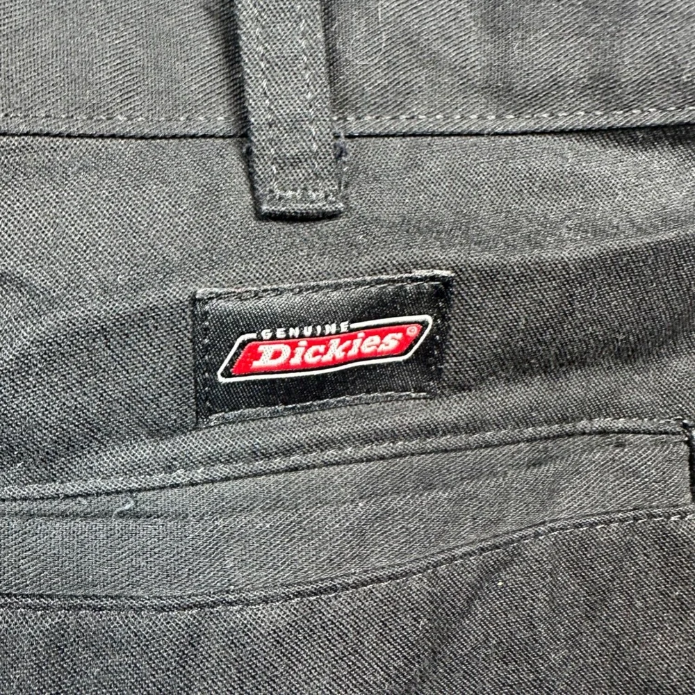 Genuine Dickies Cargo Shorts Mens 36 Black   Workwear Utility Relaxed